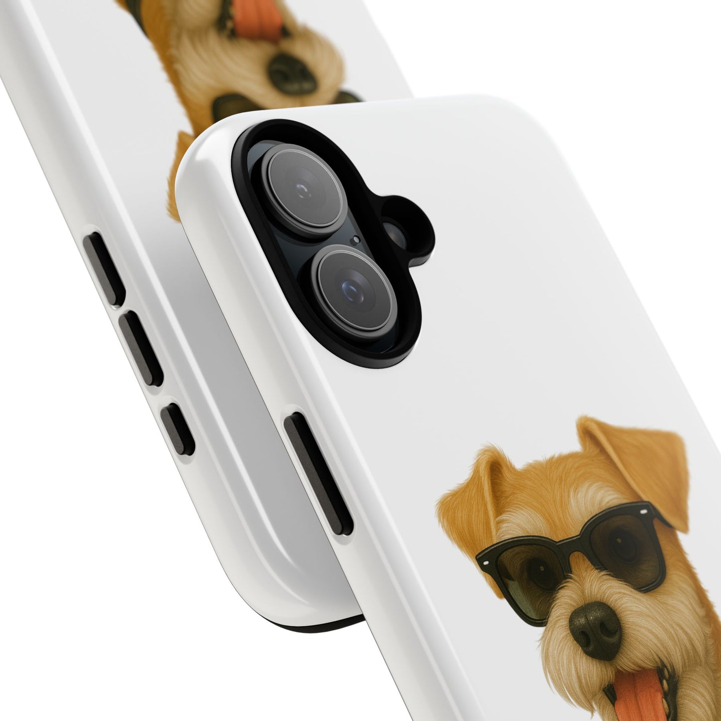 Miniature Schnauzer Wearing Sunglasses - Tough Phone Case
