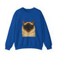 Ragdoll Cat Wearing Sunglasses - Adult Crewneck Sweatshirt