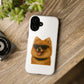 Pomeranian Wearing Sunglasses - Tough Phone Case