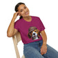 Smiling Beagle Wearing A Deerstalker Hat - Adult T-Shirt - Too Cute Pets