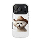 Maltese Wearing a Cowgirl Hat - Tough Phone Case