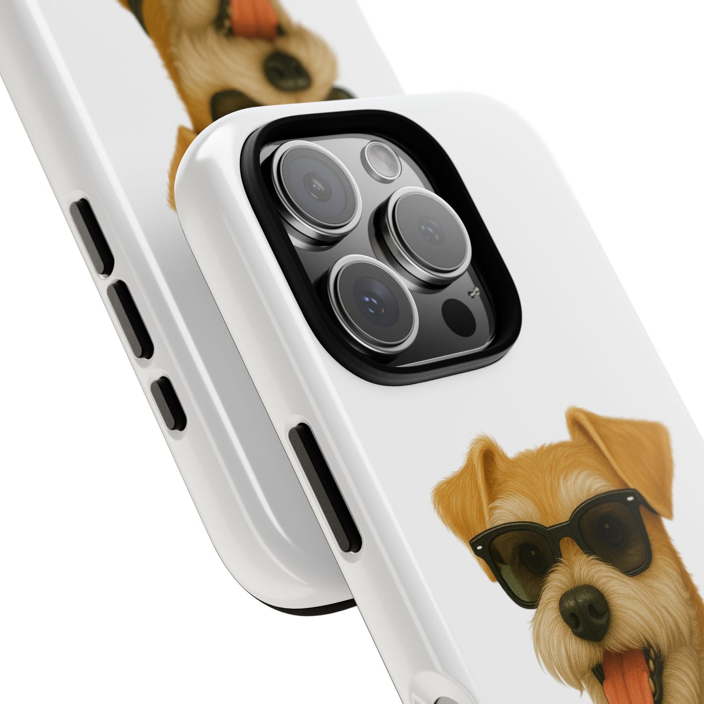 Miniature Schnauzer Wearing Sunglasses - Tough Phone Case