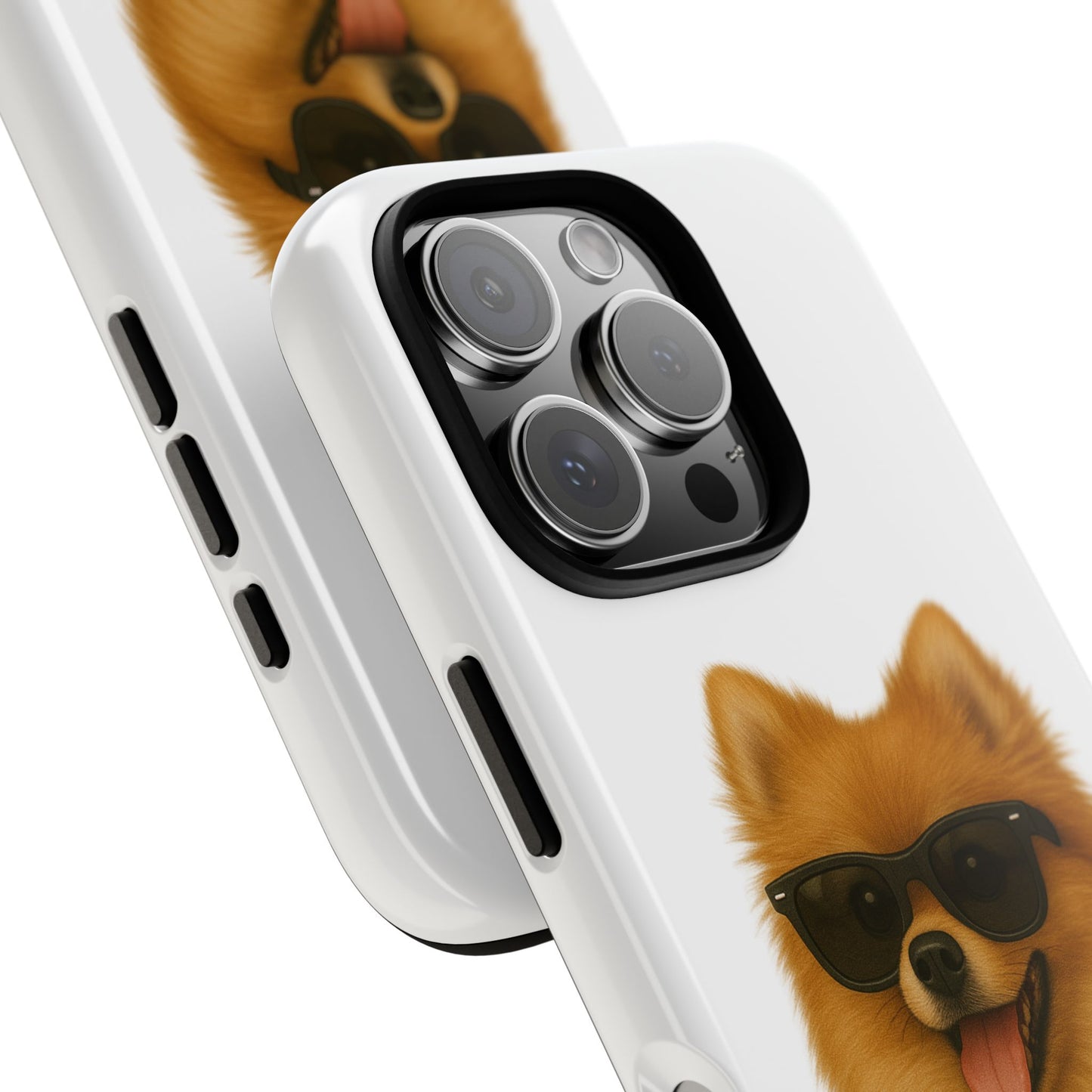 Pomeranian Wearing Sunglasses - Tough Phone Case