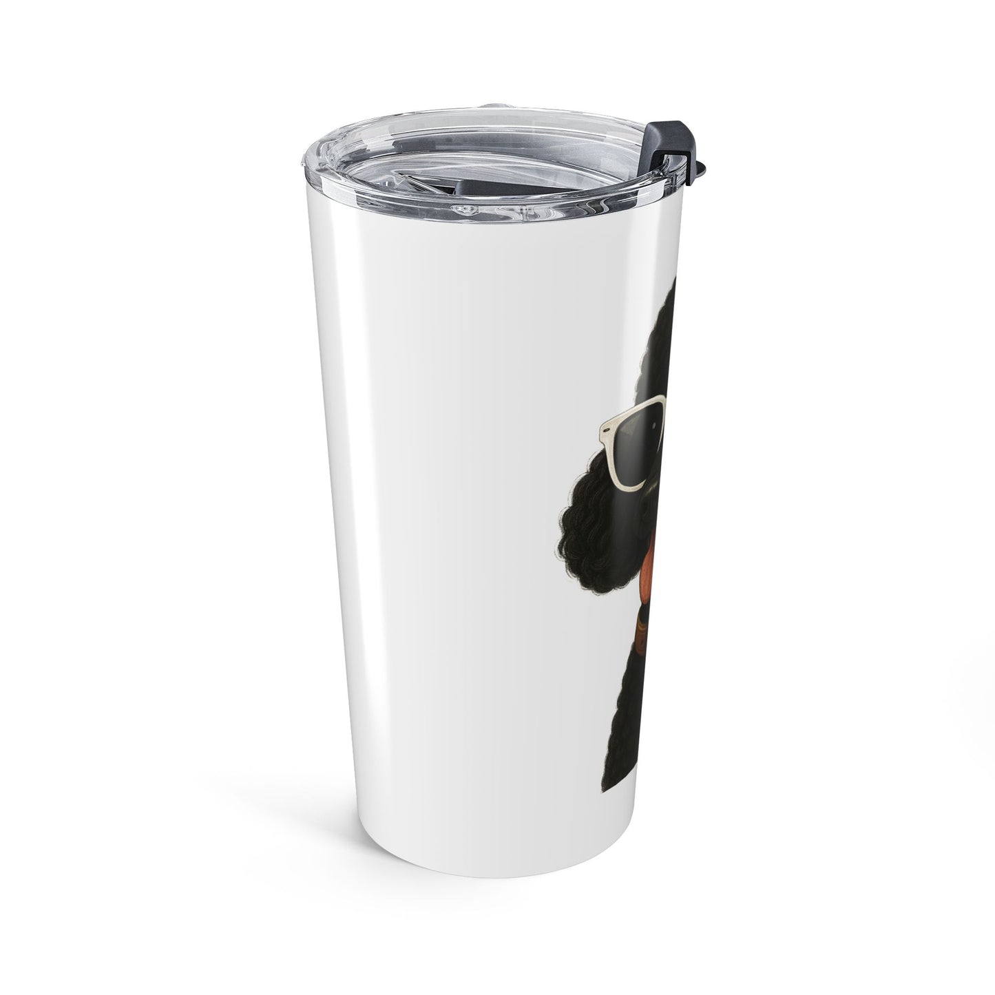 Black Poodle Wearing Sunglasses - 20oz Tumbler