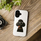 Black Poodle Wearing Sunglasses - Tough Phone Case