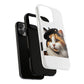 Calico Cat Wearing a Beret - Tough Phone Case