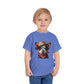 Cattle Dog Puppy Wearing Bandana & Straw Hat Toddler Tee - Too Cute Pets