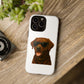 Brown Labrador Retriever Wearing Sunglasses - Tough Phone Case