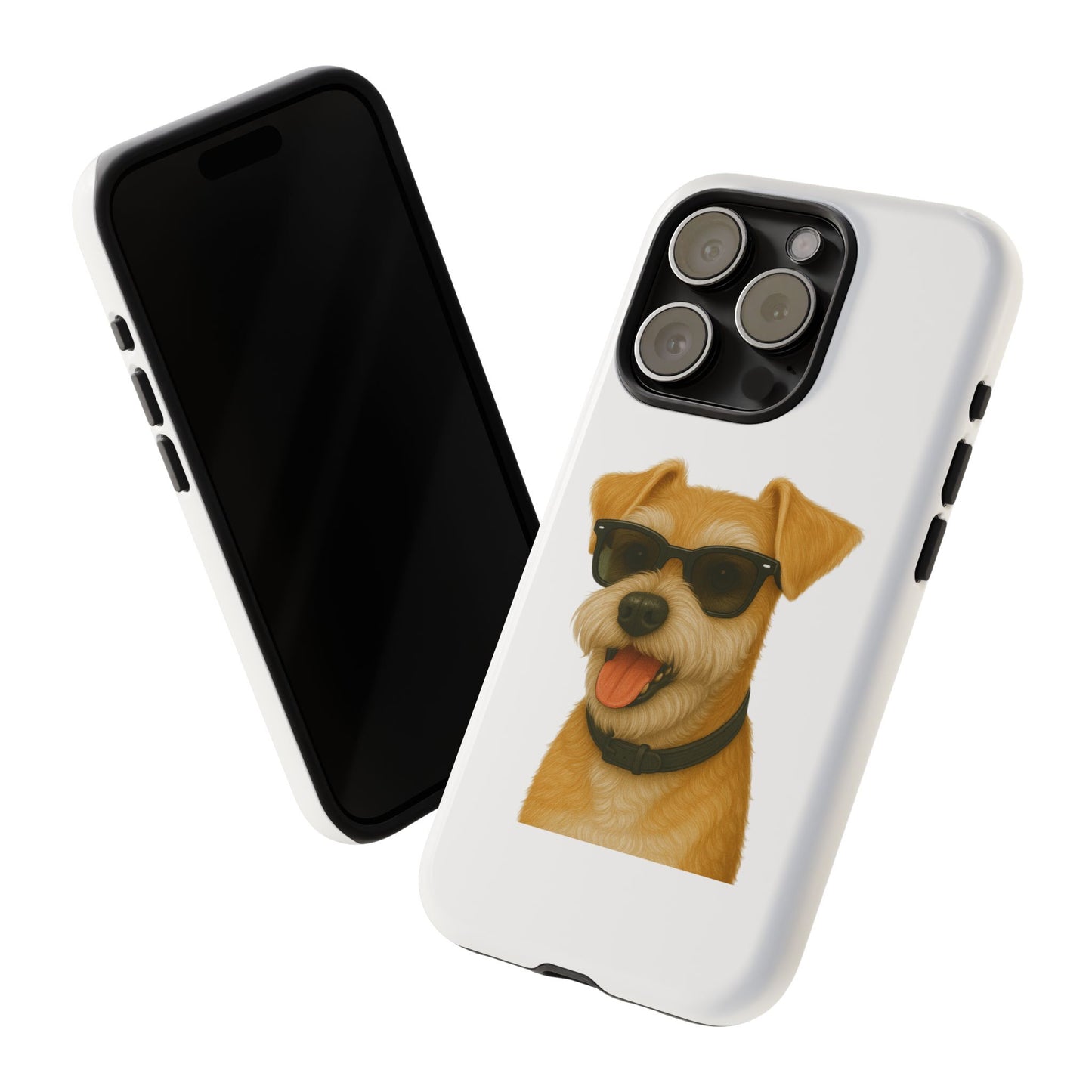 Miniature Schnauzer Wearing Sunglasses - Tough Phone Case