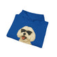 Maltese Wearing Sunglasses - Adult Hoodie