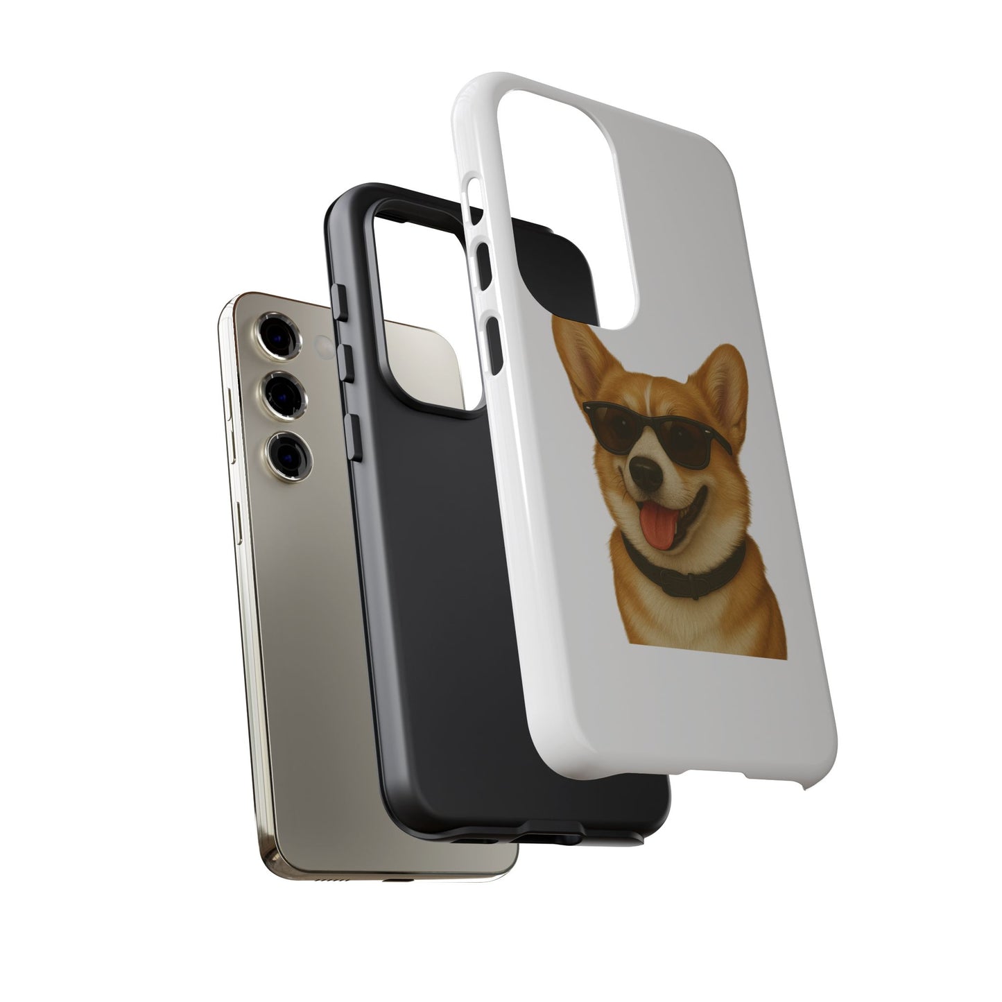 Corgi Wearing Sunglasses - Tough Phone Case