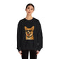 Corgi Wearing Sunglasses - Adult Crewneck Sweatshirt