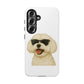 Maltese Wearing Sunglasses - Tough Phone Case