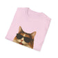 Calico Cat Wearing Sunglasses - Adult T-Shirt