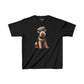 Aerdale Terrier Wearing Tweed Flat Cap #2- Youth T-Shirt  - Too Cute Pets