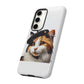 Calico Cat Wearing a Beret - Tough Phone Case