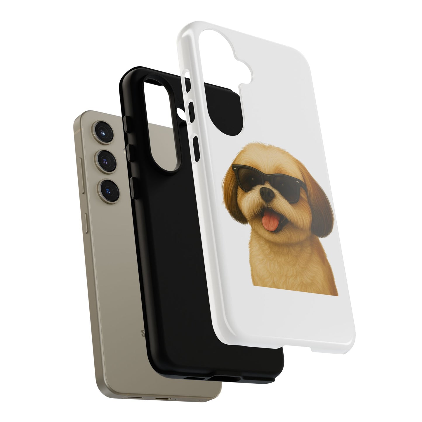 Shih Tzu Wearing Sunglasses - Tough Phone Case