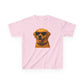 Golden Retriever Wearing Sunglasses - Kids Tee