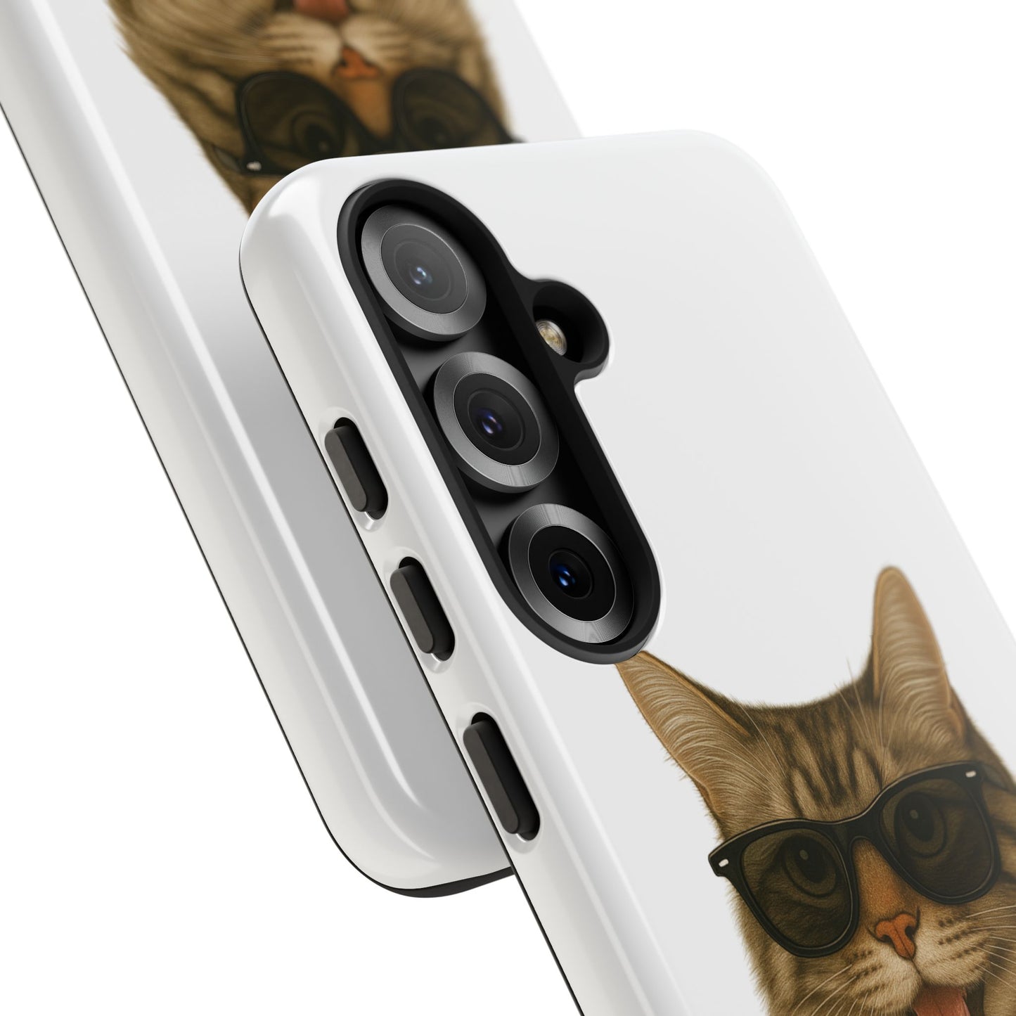 Siberian Cat Wearing Sunglasses - Tough Phone Case