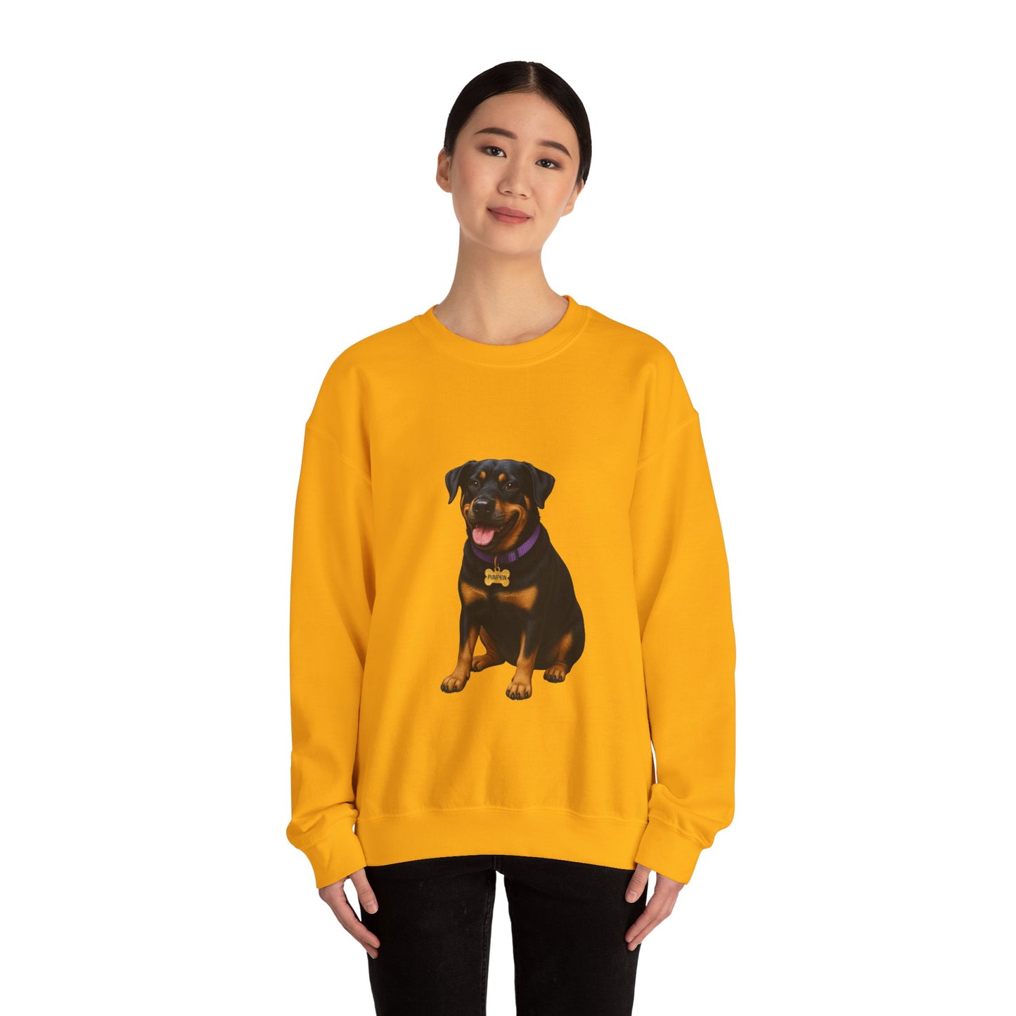Rottweiler Lab Mix Pumpkin Sweatshirt