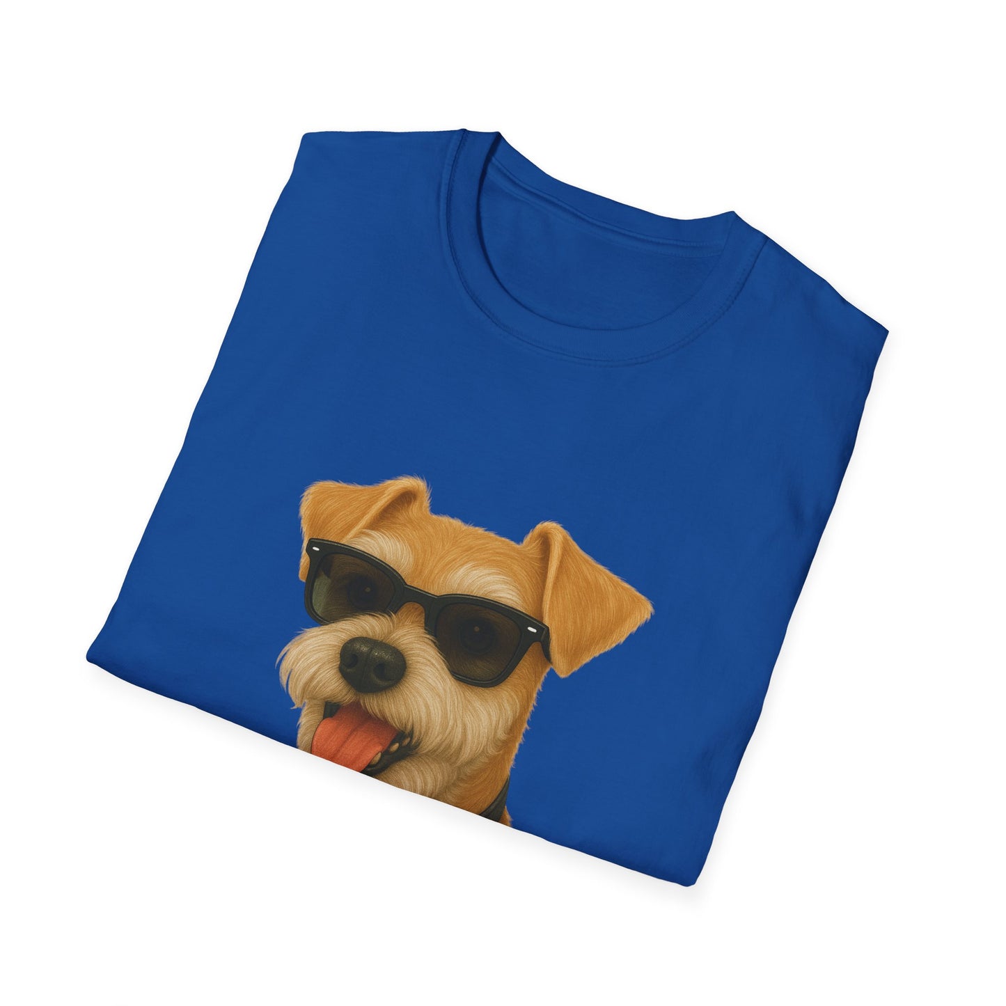 Miniature Schnauzer Wearing Sunglasses - Adult T-Shirt