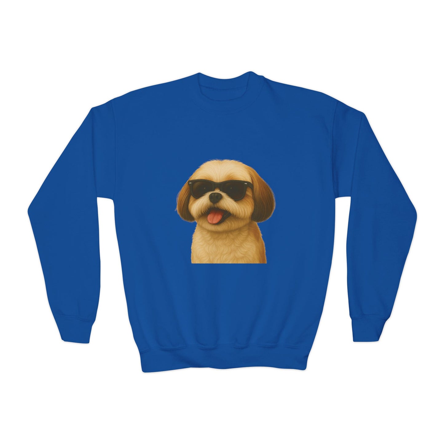 Shih Tzu Wearing Sunglasses - Youth Sweatshirt