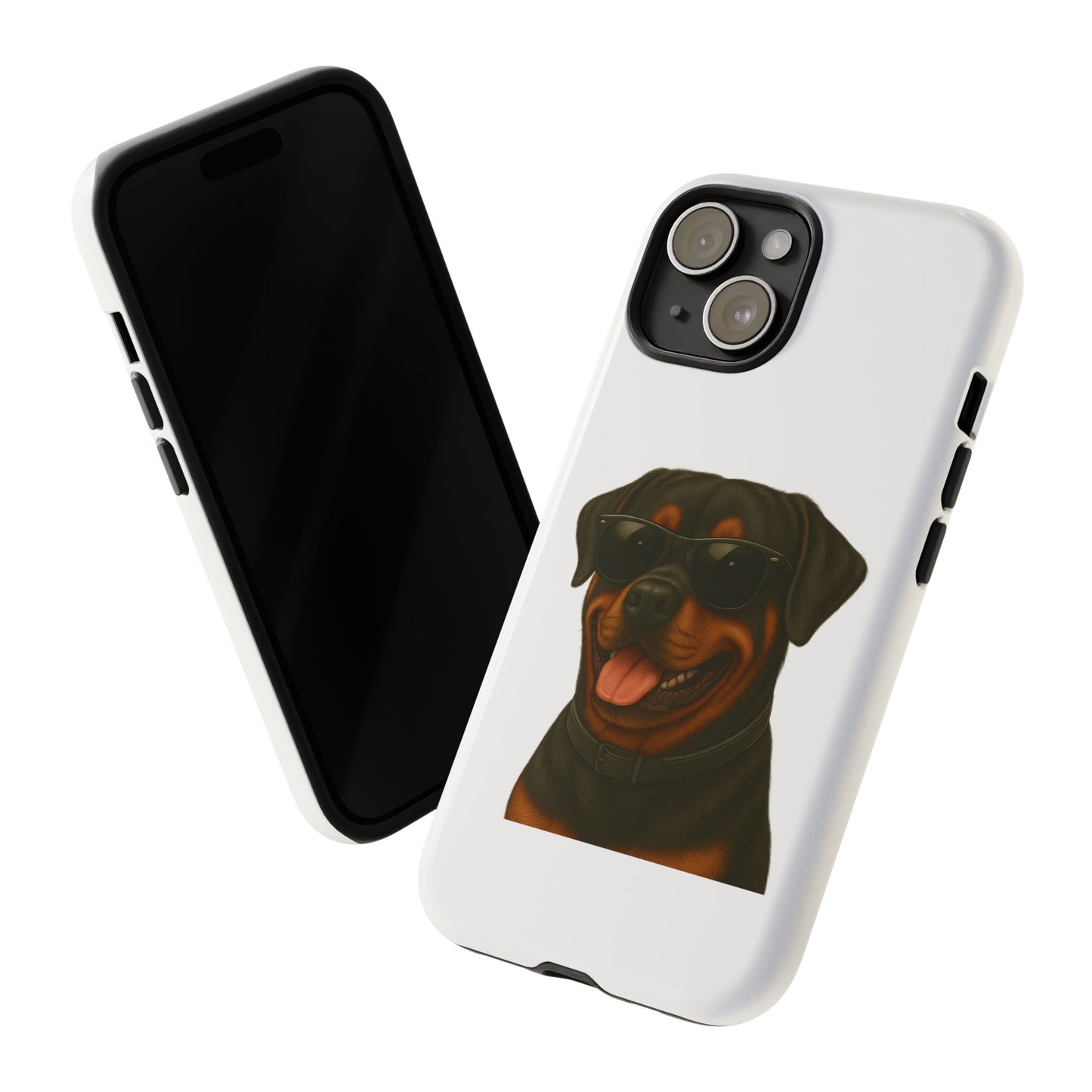 Rottweiler Wearing Sunglasses - Tough Phone Case