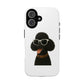 Black Poodle Wearing Sunglasses - Tough Phone Case