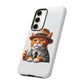 Tabby Cat Wearing a Fedora - Tough Phone Case