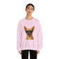 Chihuahua Wearing Sunglasses - Adult Crewneck Sweatshirt