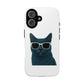 Russian Blue Cat Wearing Sunglasses - Tough Phone Case
