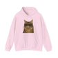 Siberian Cat Wearing Sunglasses - Adult Hoodie