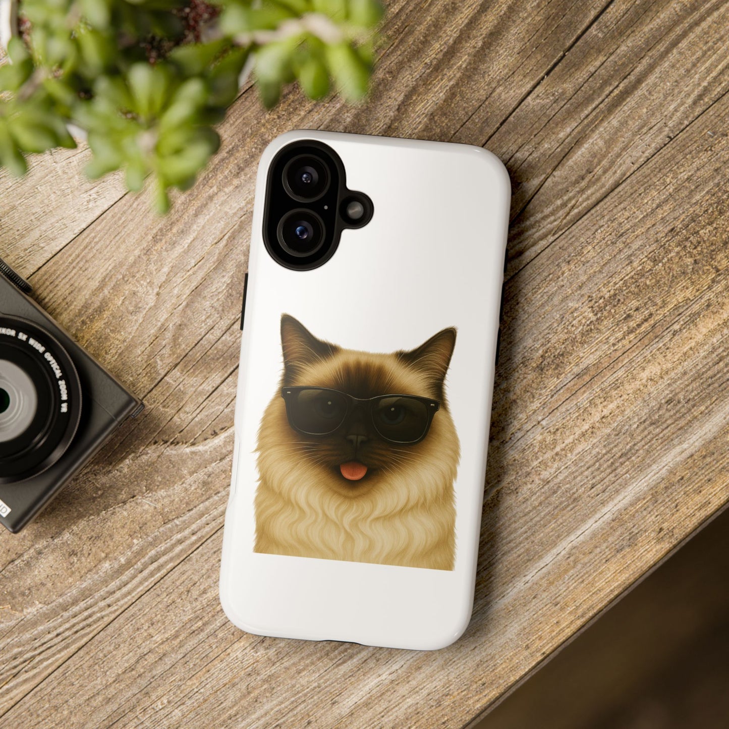 Ragdoll Cat Wearing Sunglasses - Tough Phone Case
