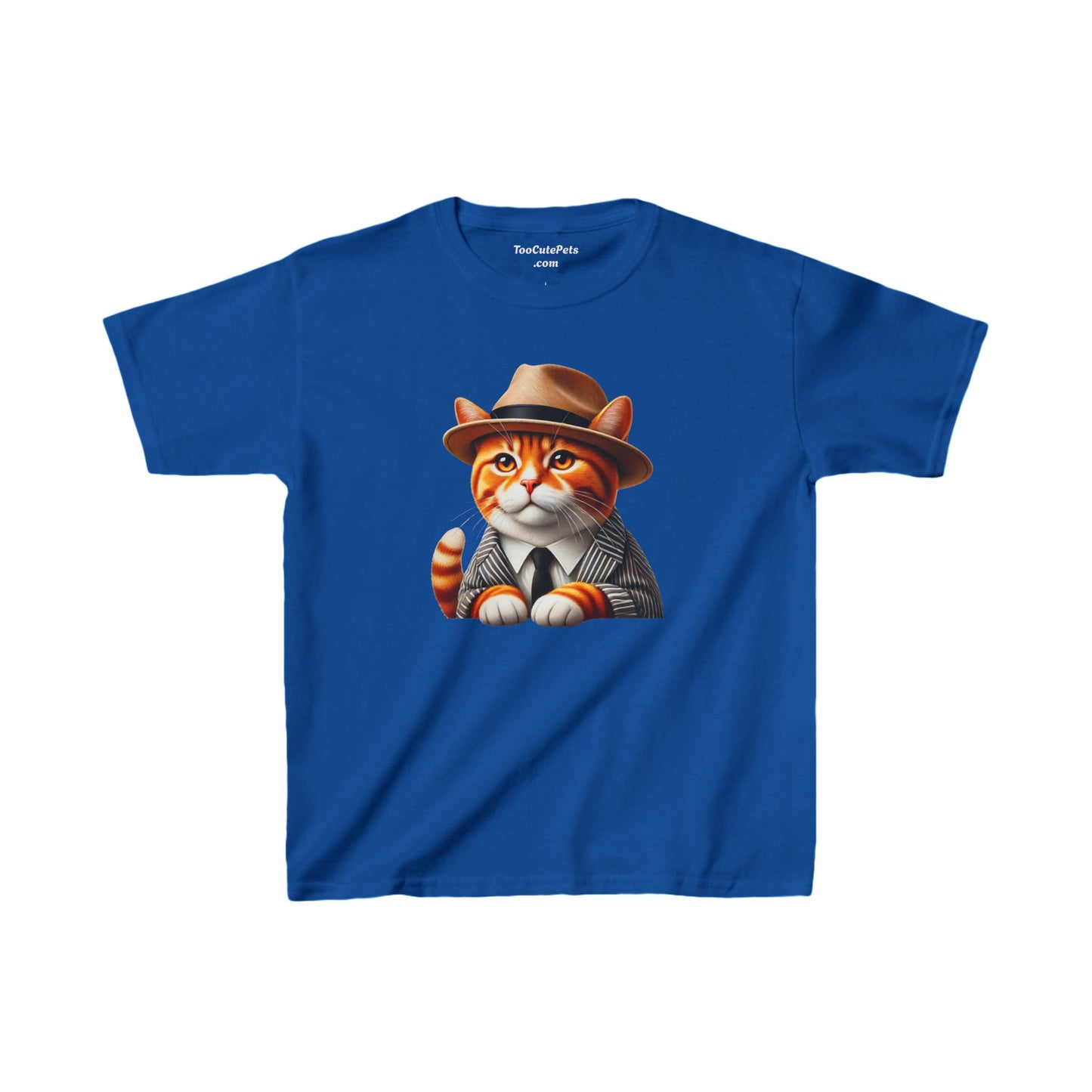 Tabby Cat Dressed In A Suit and Fedora Hat - Too Cute Pets