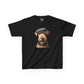 Airedale Terrier Wearing Tweed Flat Cap Youth T-Shirt  - Too Cute Pets