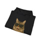 Siberian Cat Wearing Sunglasses - Adult Hoodie