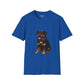 Dog Lover Unisex T-Shirt featuring Lab and Rottweiler Mix 'Pumpkin' by Too Cute Pets