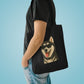 Siberian Husky Wearing Sunglasses Cotton Tote Bag