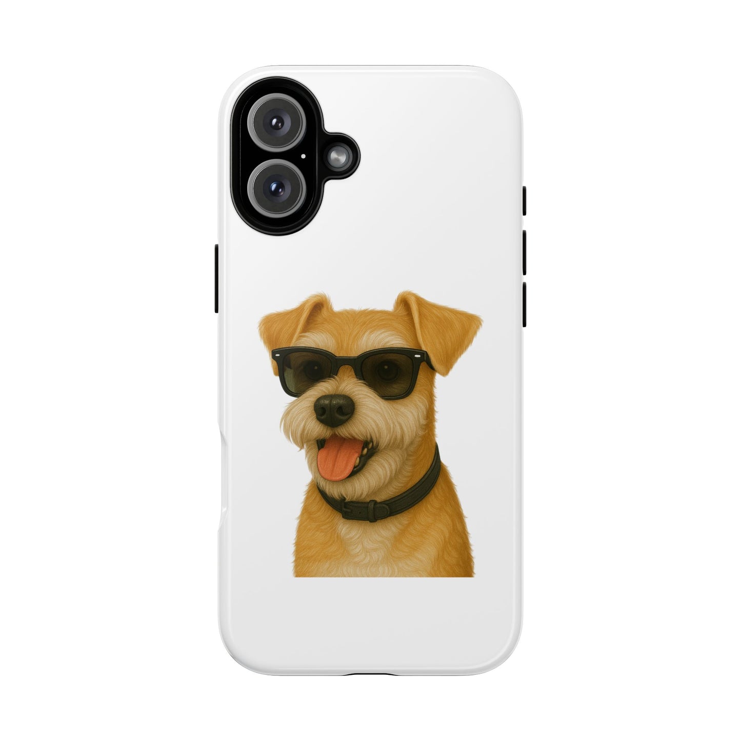 Miniature Schnauzer Wearing Sunglasses - Tough Phone Case