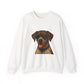 German Shorthaired Pointer Wearing Sunglasses - Adult Crewneck Sweatshirt