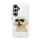 Maltese Wearing Sunglasses - Tough Phone Case