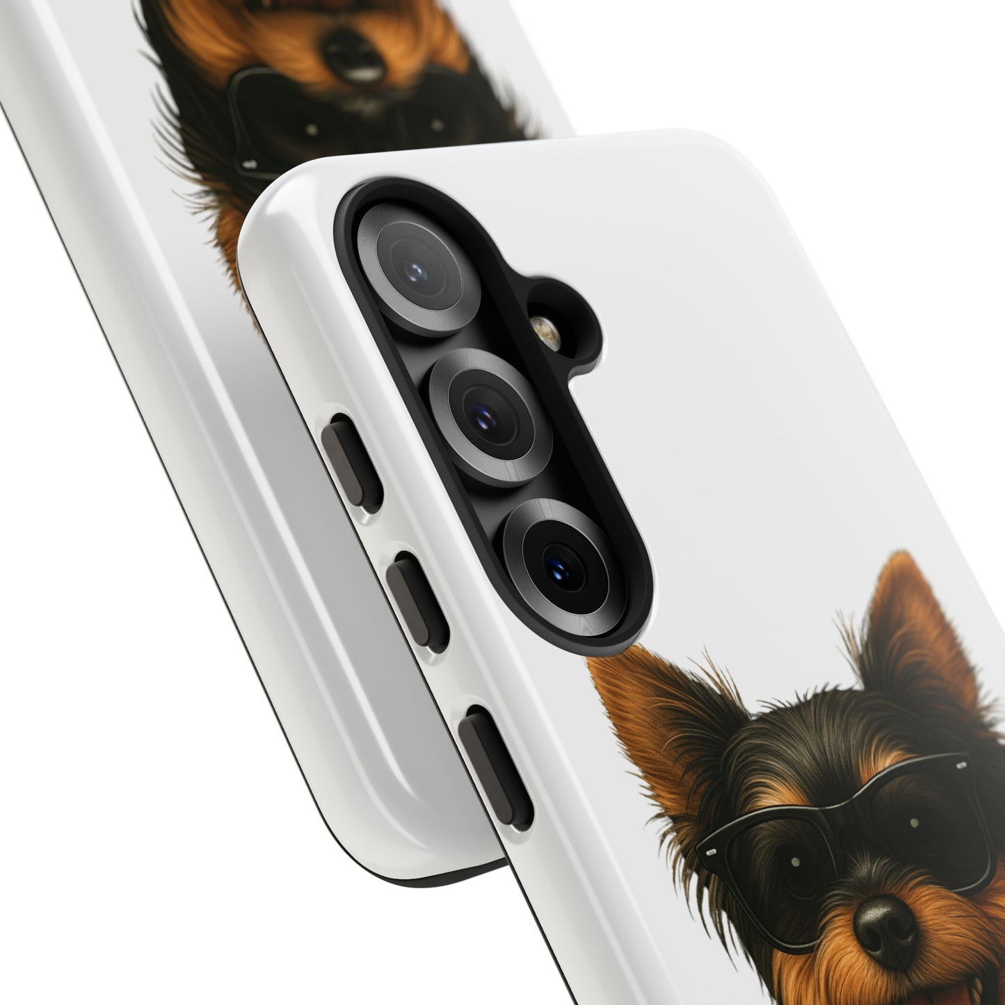 Yorkshire Terrier Wearing Sunglasses - Tough Phone Case