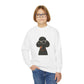 Black Poodle Wearing Sunglasses - Youth Sweatshirt