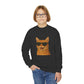 Domestic Shorthaired Orange Tabby Cat Wearing Sunglasses - Youth Sweatshirt