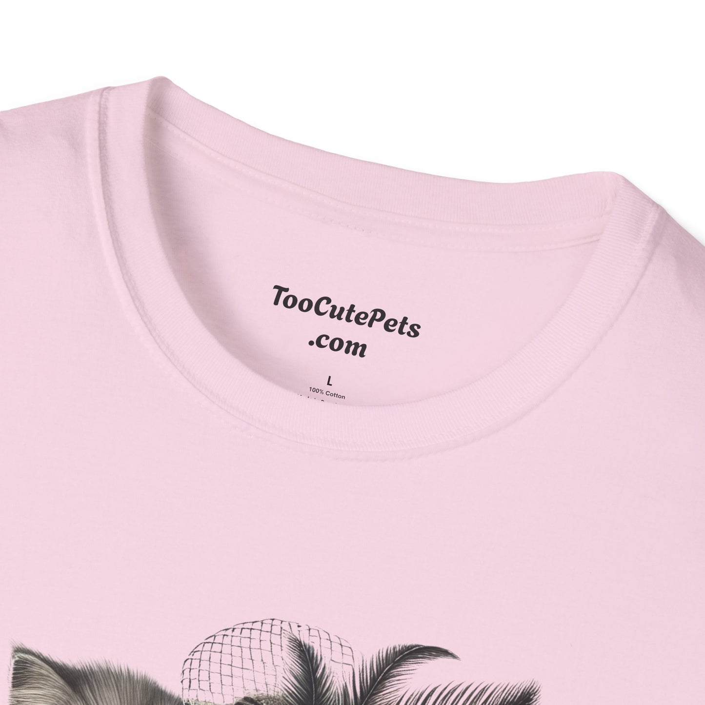 Persian Cat Wearing A Flower Fascinator - Adult T-Shirt -Too Cute Pets