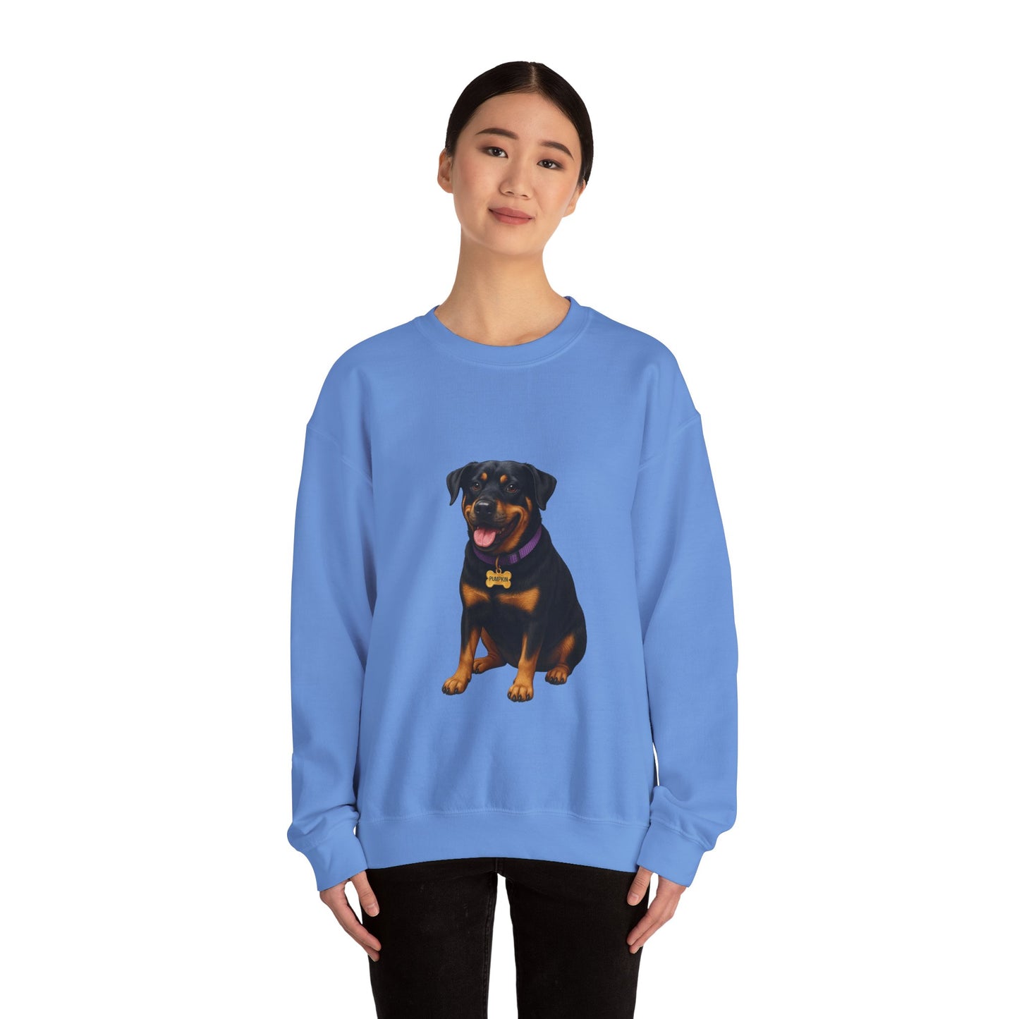 Rottweiler Lab Mix Pumpkin Sweatshirt