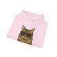 Siberian Cat Wearing Sunglasses - Adult Hoodie