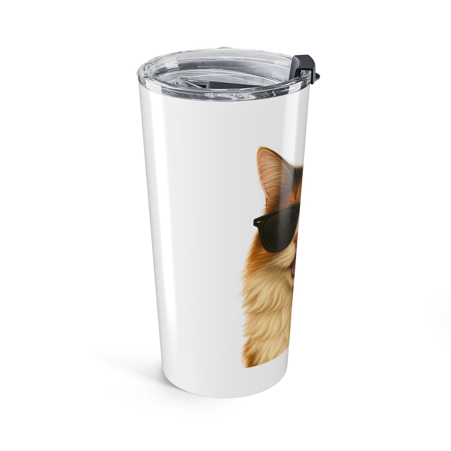 Calico Cat Wearing Sunglasses - 20oz Tumbler