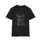 Gray Cat Wearing Sunglasses - Adult T-Shirt