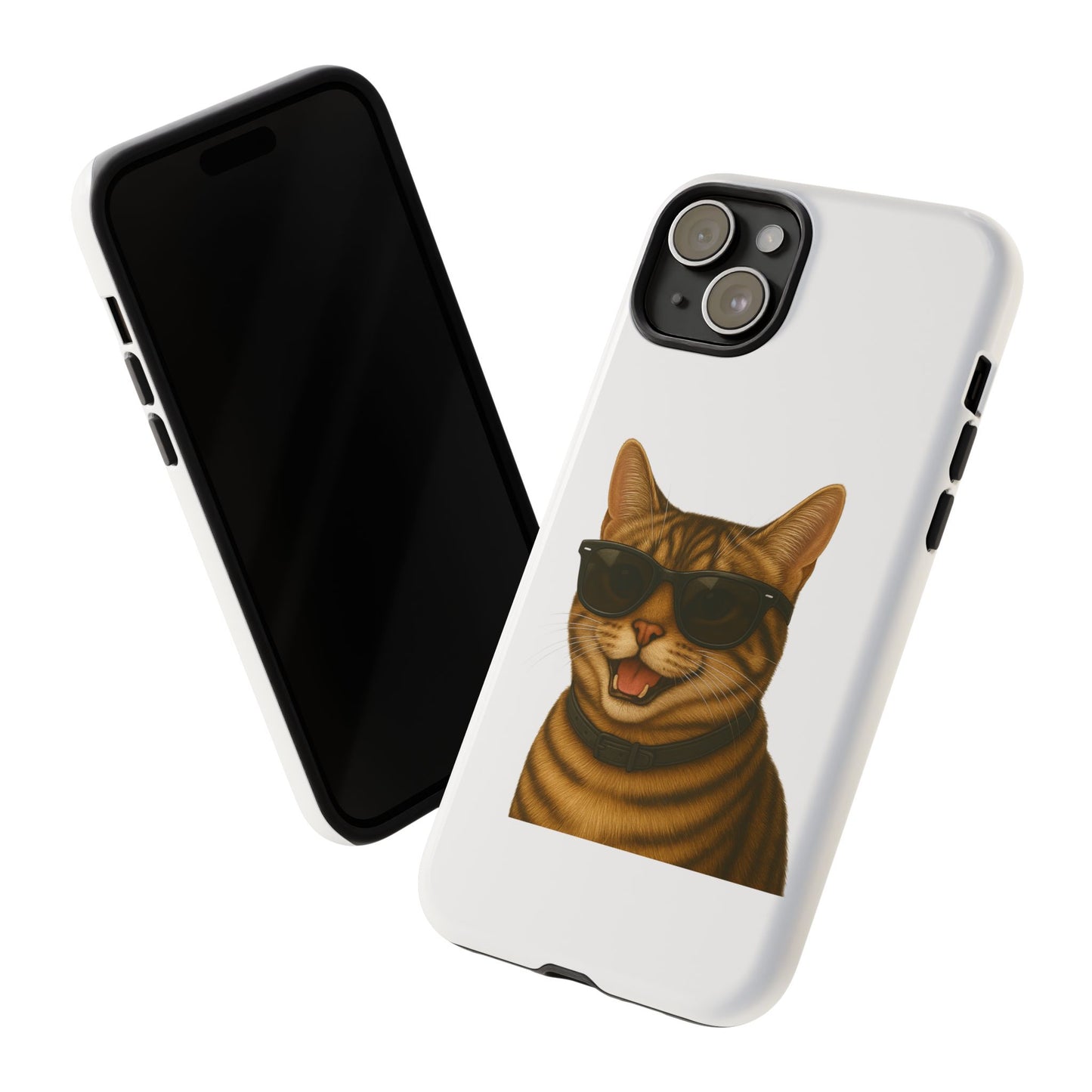 Tabby Cat Wearing Sunglasses - Tough Phone Case